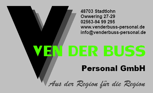 VEN DER BUSS Personal GmbH - Zeitarbeit und Personaldienstleistungen aus Stadtlohn